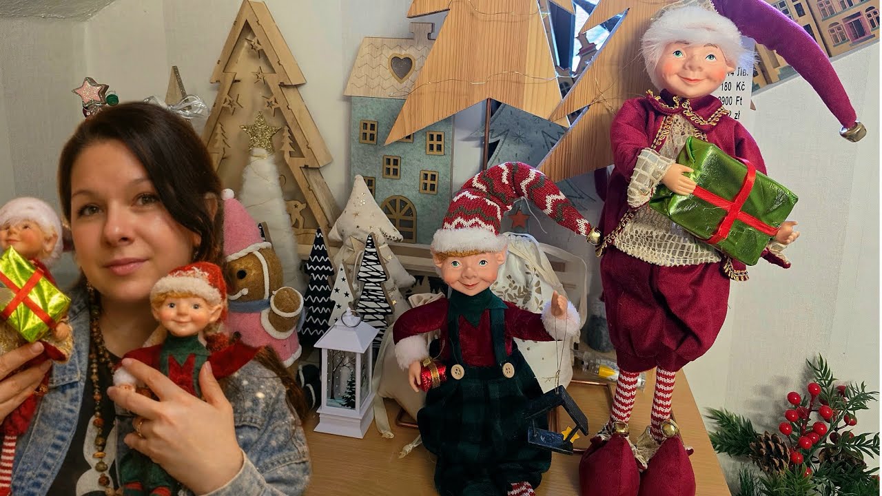 Я собрала всё Рождество на одном стеллаже 🎄#top#trending#топ#обзор#