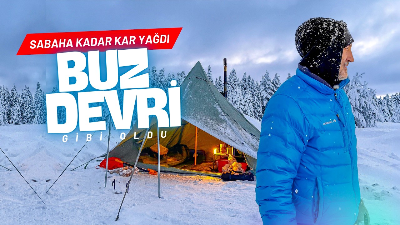 ⛺️САМЫЙ СЛОЖНЫЙ ПОХОД В МОЕЙ ЖИЗНИ ❄️Я ЗАСТРЯЛ В 1 МЕТРЕ СНЕГА