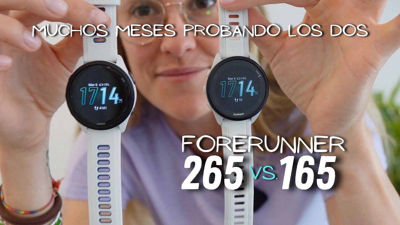 Garmin Forerunner 165 vs. 265 ⌚️¿cuál merece la pena? Comparativa en español