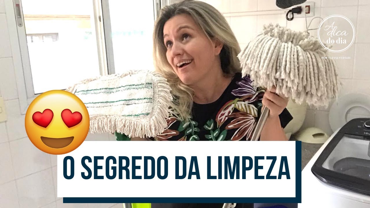 COMO LIMPAR E HIGIENIZAR O MOP | FLÁVIA FERRARI