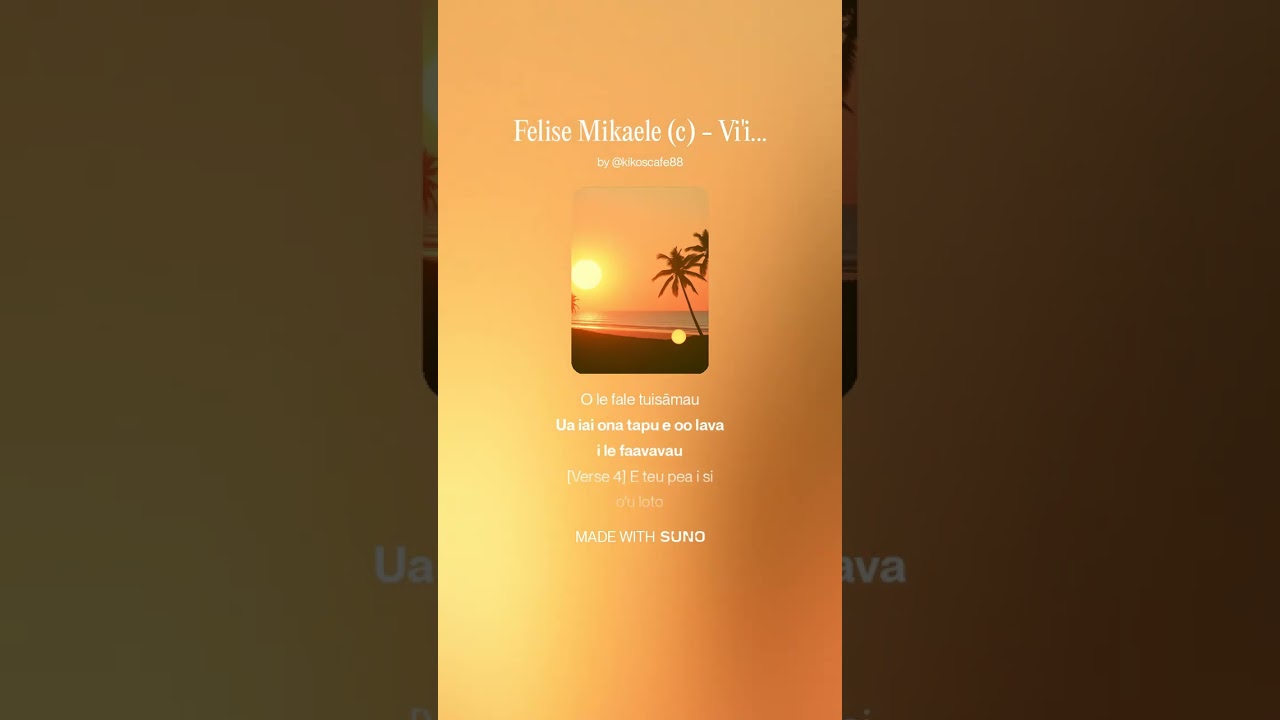Felise Mikaele c   Vi'i O Afega Official Video mp3 Remix Dj Smokie