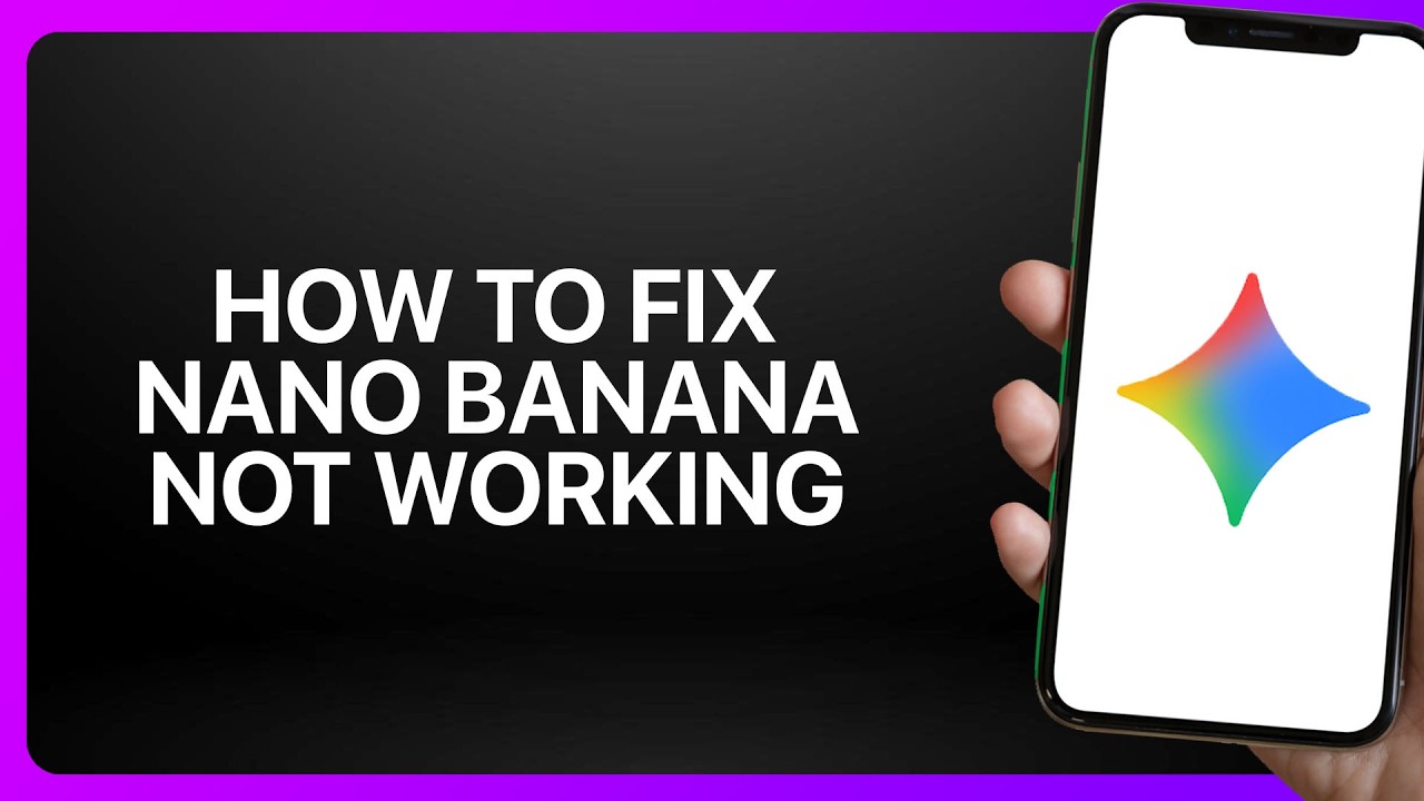 Как исправить работу Nano Banana в Gemini! Туториал