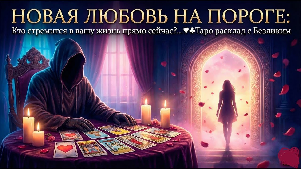 НОВАЯ ЛЮБОВЬ НА ПОРОГЕ: Кто стремится в вашу жизнь прямо сейчас?...♥️♣️Таро расклад с Безликим