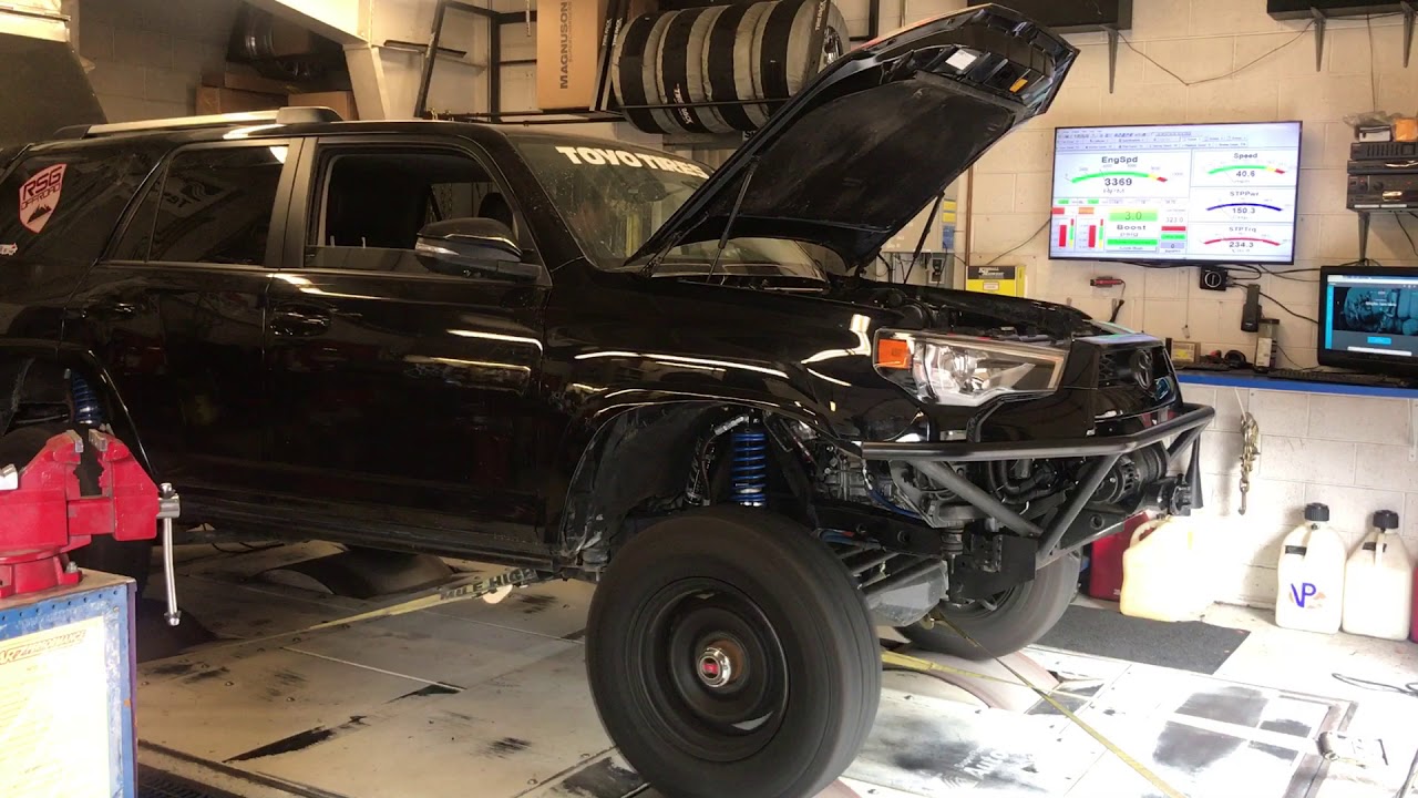 2016 Toyota 4Runner T40R Magnuson Super Charger Dyno Pull
