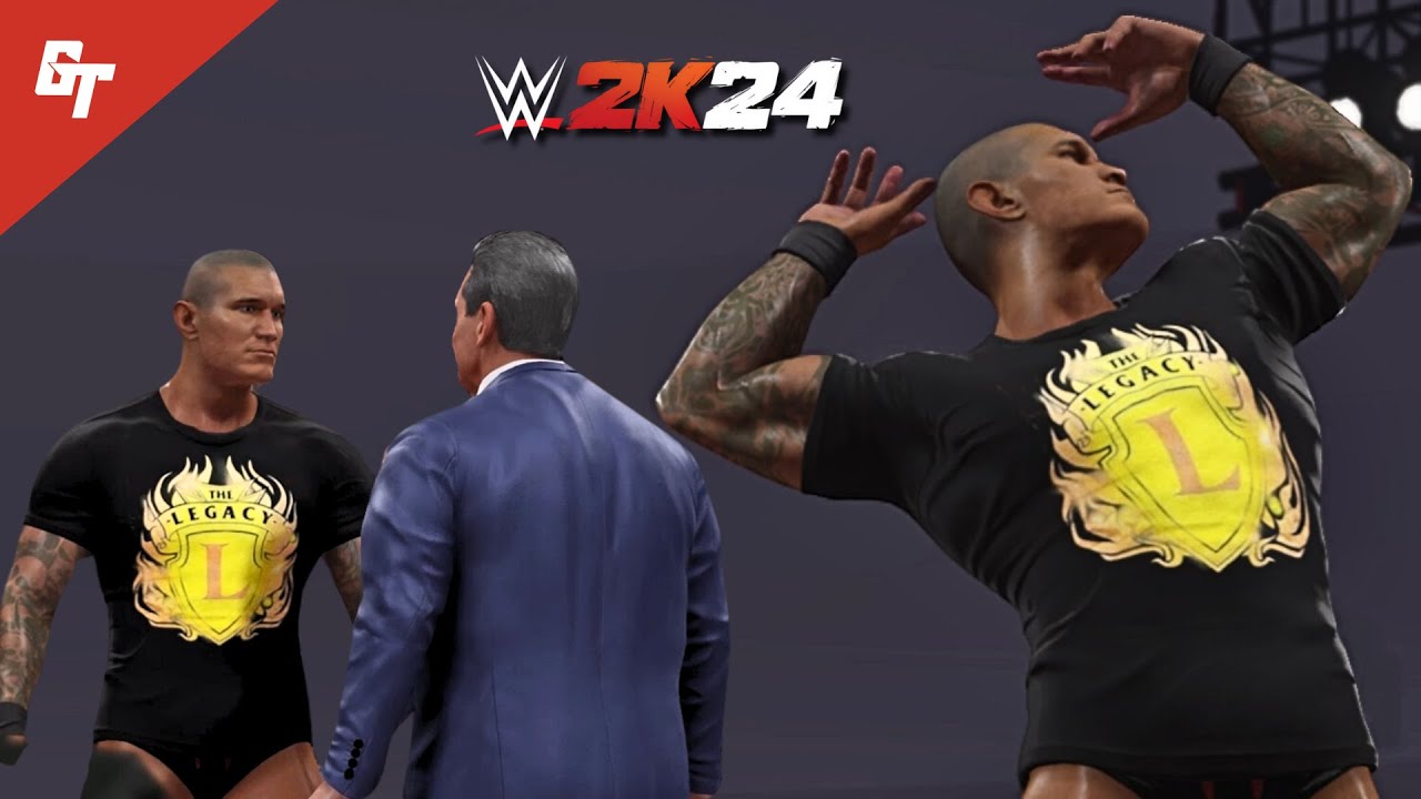Randy Orton vs Vince McMahon (with Promo) Steel Cage Match | WWE 2K24