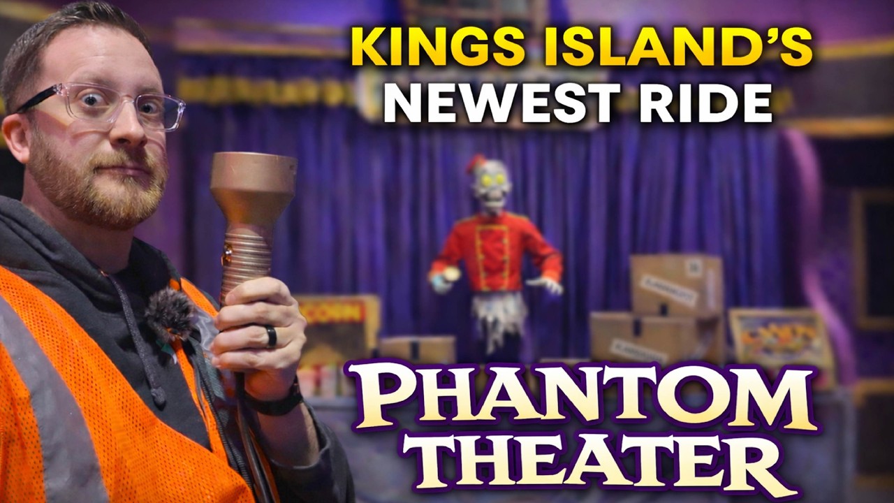 Открытие аттракциона «Призрак» в парке Kings Island: Кошмар | Предварительный показ строительства...
