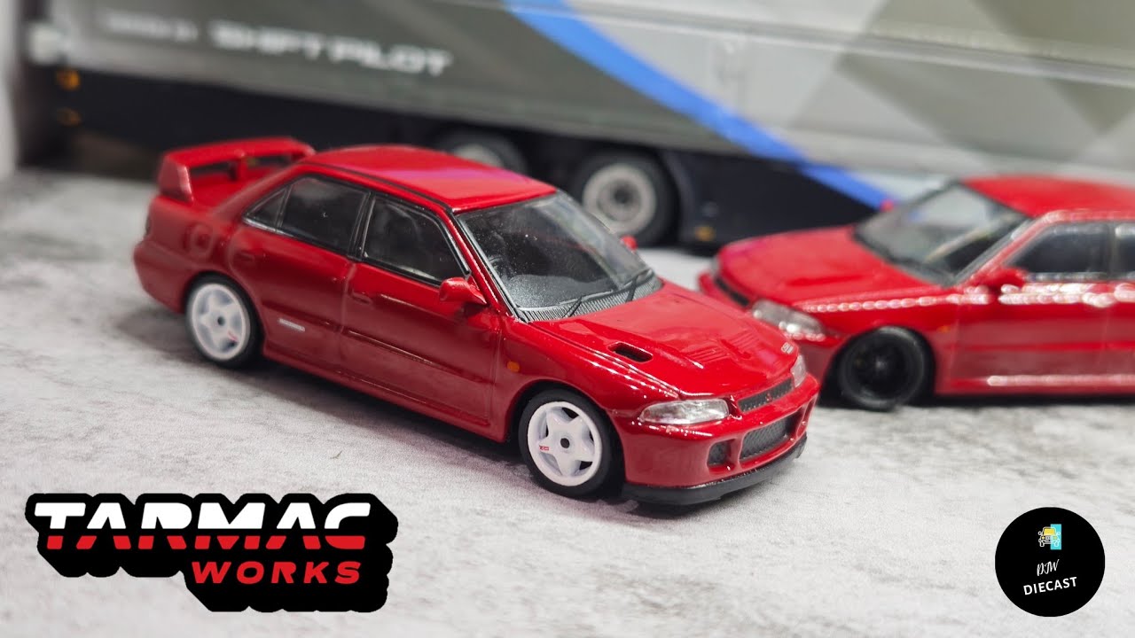 Mitsubishi Lancer GSR Evolution II by Tarmac Works Global64 | UNBOXING and REVIEW