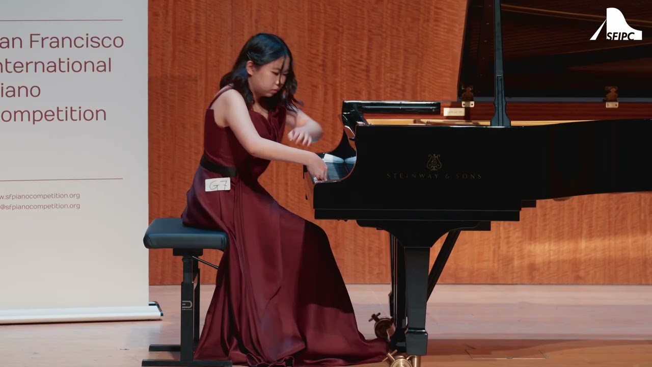 Carl Vine - Piano Sonata No.1  1st movement, Meining Wu--2025 SFIPC Gold Medalist (Young)