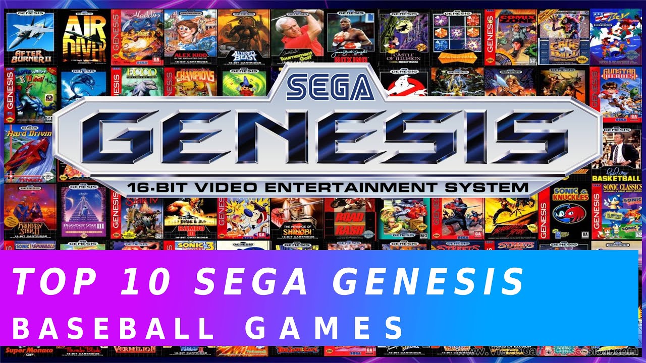 Top 10 SEGA Genesis OR Megadrive Baseball Games