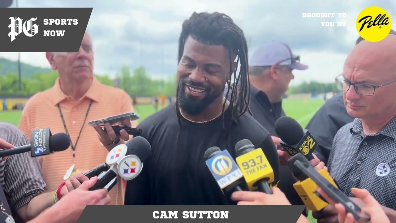 Steelers OTAs: Cam Sutton addresses arrest, eager to join new teammates including Joey Porter Jr.