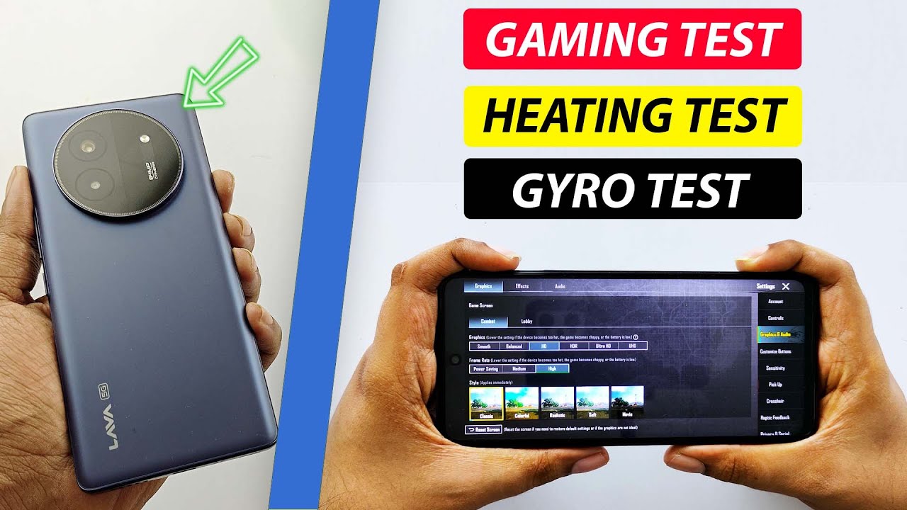 🔥 LAVA BLAZE X - Gaming Test, Heating Test & GYRO Test