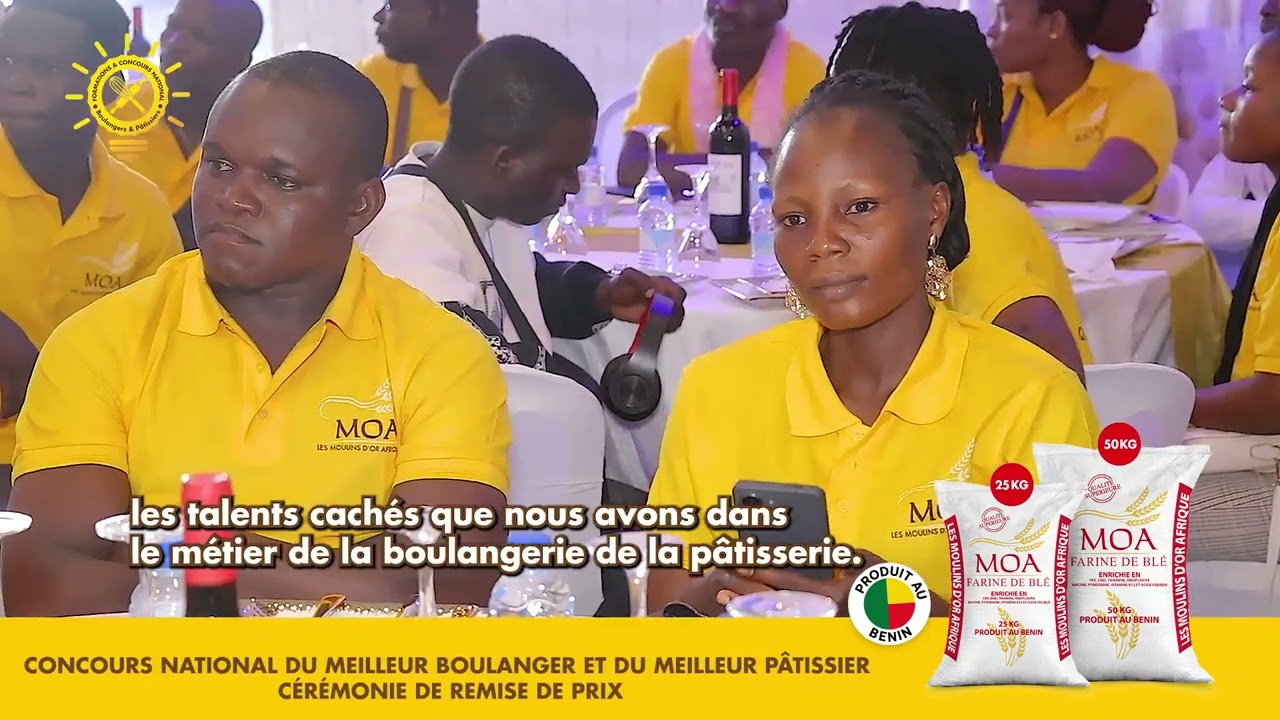 Cérémonie de remise des prix aux lauréats du Concours National du Meilleur Boulanger & Pâtissier.