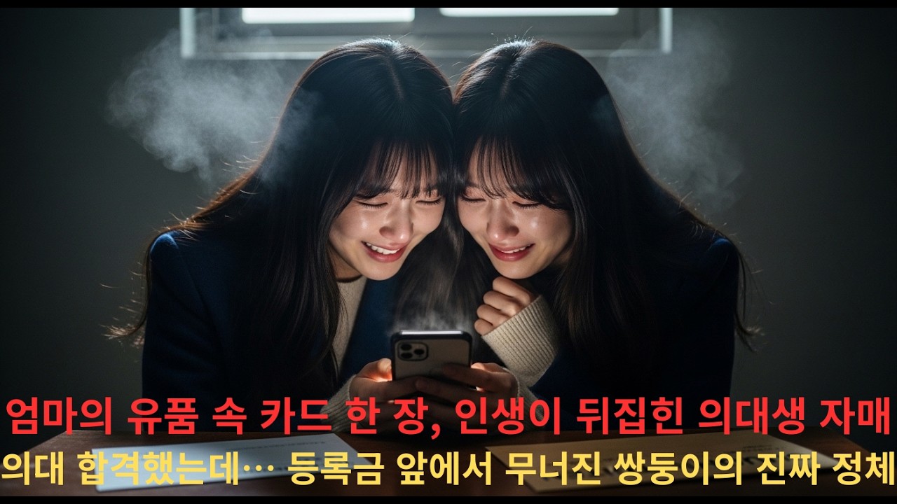 엄마의 유품 속 카드 한 장, 인생이 뒤집힌 의대생 자매