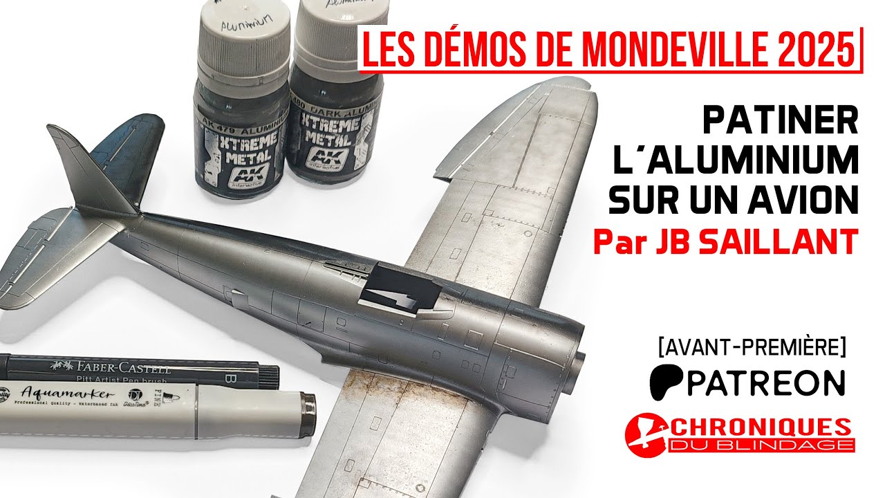 👨🏼‍🎨[DEMO] Patiner l'alu sur un avion par JB Saillant