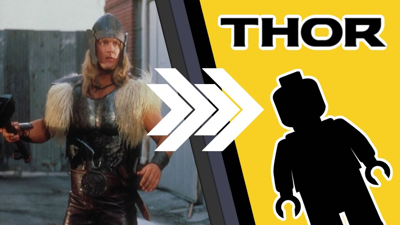 LEGO (How to Build) Thor - The Incredible Hulk Returns (1988) | Unofficial Lego Minifigure | Marvel🔨