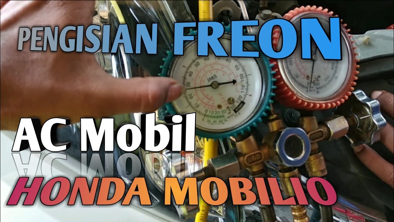 PENGISIAN FREON AC MOBIL | HONDA MOBILIO