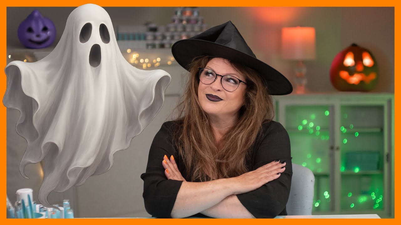 Halloween 3D GHOSTS Nail Art DIY or PROS Fast & Easy 
