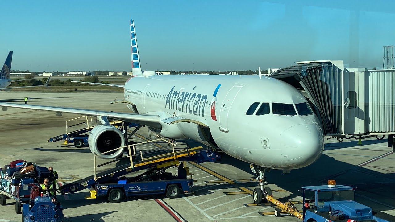 Washington (DCA) ~ Orlando (MCO) - American Airlines - Airbus A321-200 - Full Flight