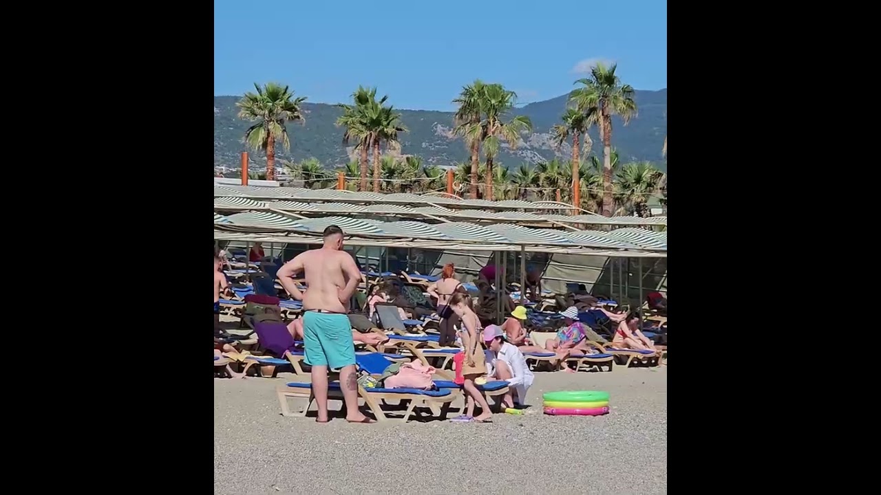 Turkey Alanya. Beach. Konakli.🇹🇷🏖☀️