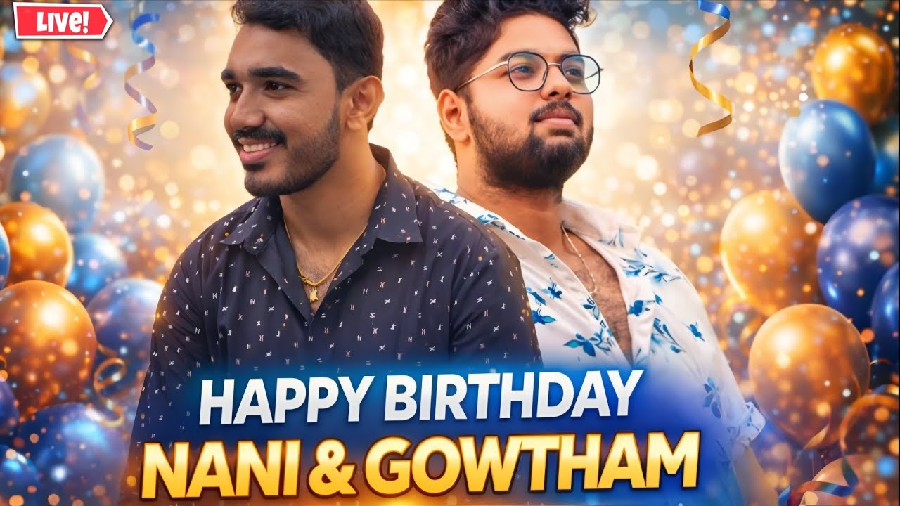 Happy birthday Gowthu & Nani 🥳🧁|| #bgmi #bgmitelugu #telugugirlgamer #ipadprom2