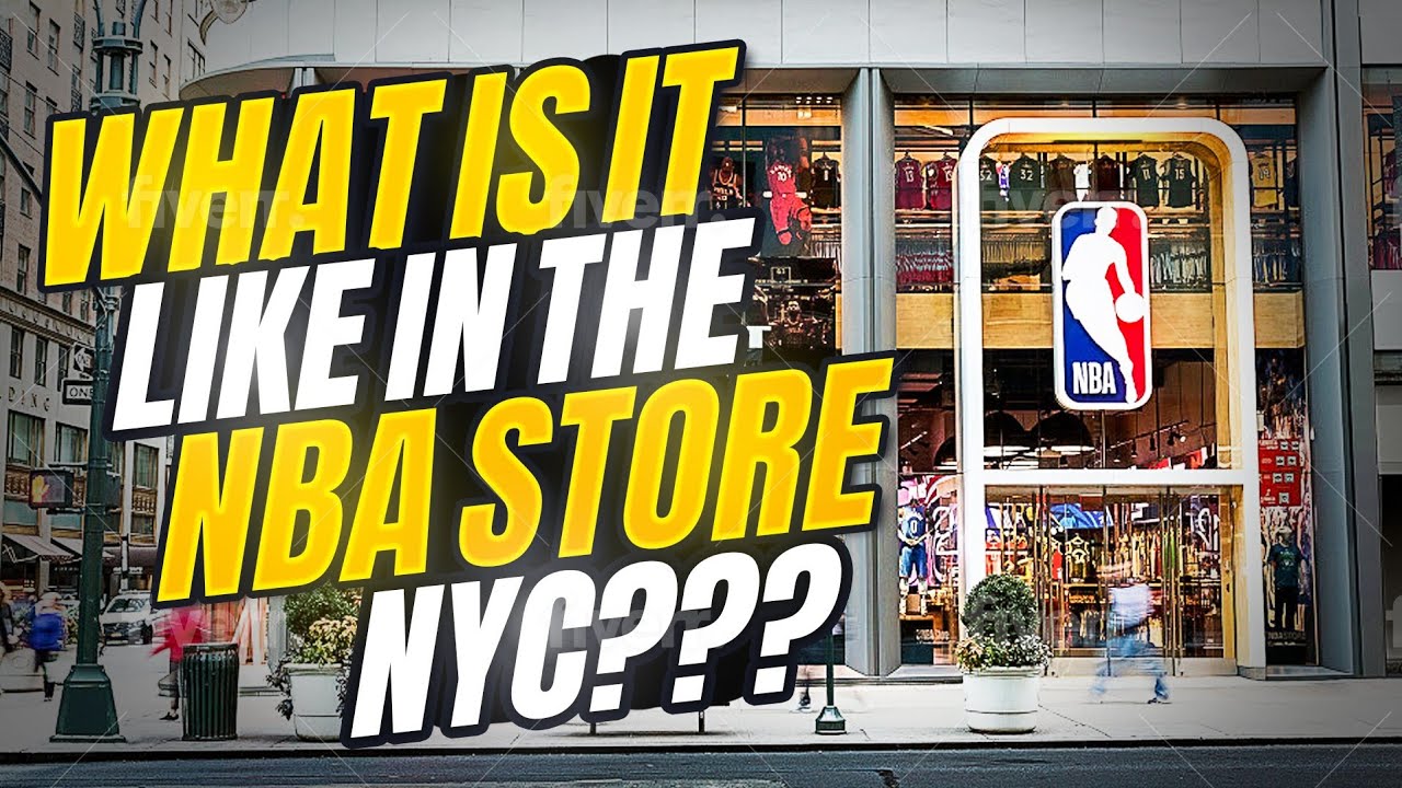 WHAT'S IT LIKE IN THE NBA STORE NEW YORK | 5TH AVE | NBA JERSEYS, GEAR & SPORTS MEMORABILIA
