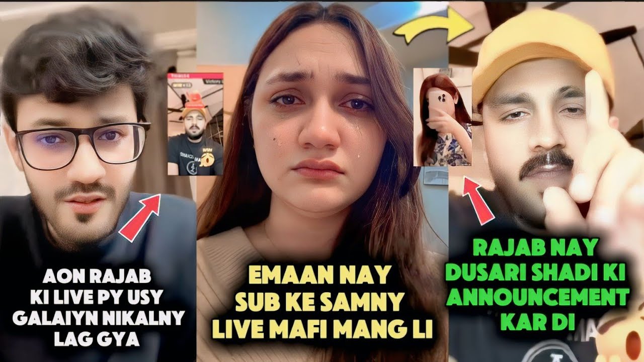 Rajab's Last Statement about Emaan | Rajab Eman Divorce | Latest Update.😳#rajabbutt #emanrajab
