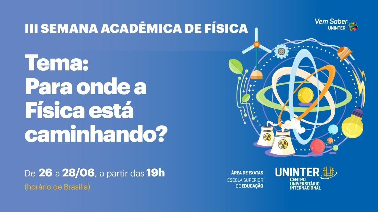 III Semana Acadêmica de Física - UNINTER: Abertura e Oficina de Geogebra