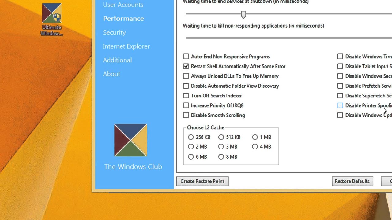 Enable OR Disable Prefetch Service Performance Tweaks Windows 8 and 8 1 A Step by Step Tutorial