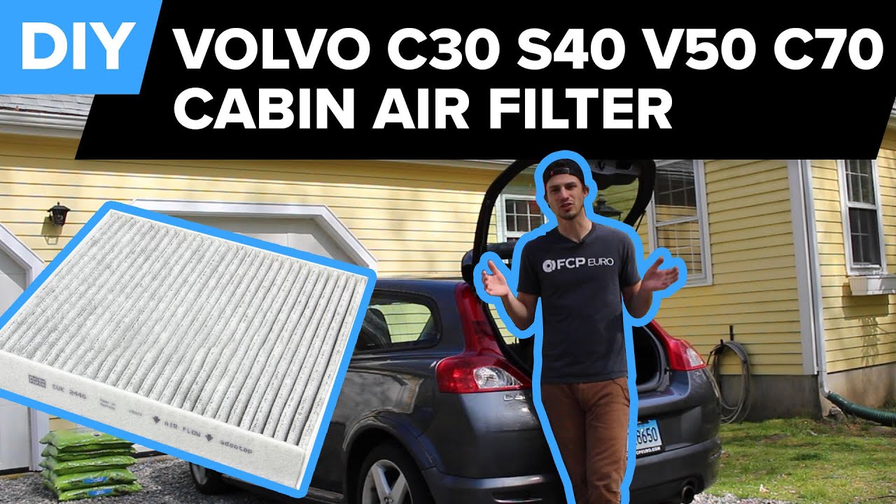 Volvo C30/S40/V50/C70 Cabin Air Filter Replacement DIY