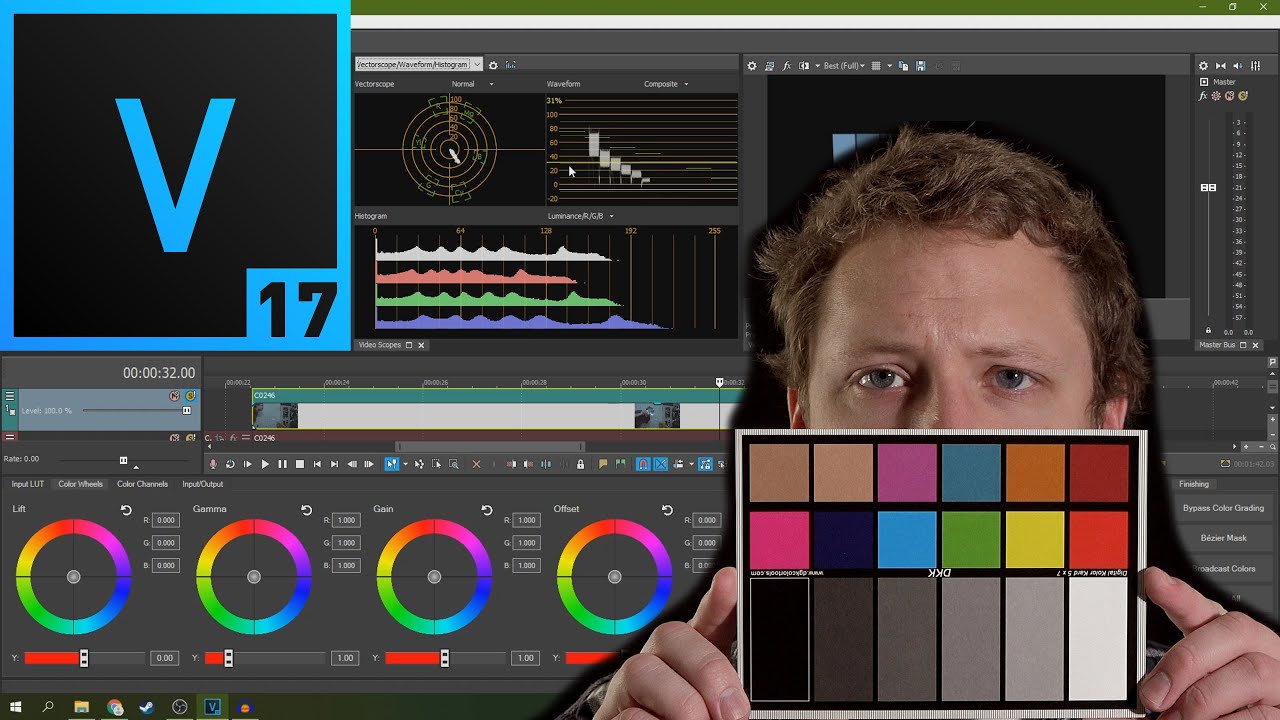 In Depth Color Correction Introduction for Vegas Pro 17