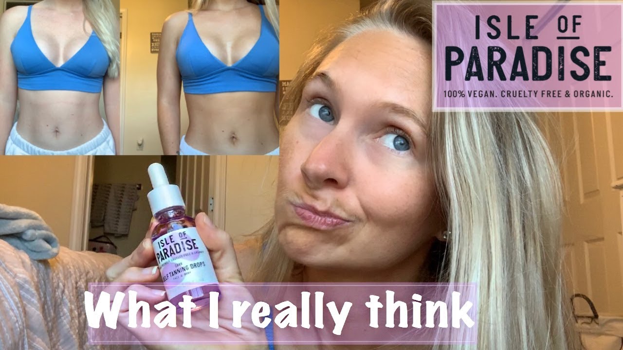 ISLE OF PARADISE TANNING DROPS || FIRST IMPRESSION & IS IT WORTH IT?!
