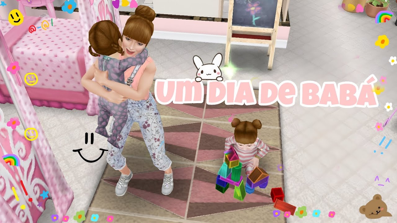 Mini Vlog Babá em ação: Um dia com Gêmeas💘👩‍❤️‍👩#fy #thesimsfreeplay #shortvideo #fyp #fy 