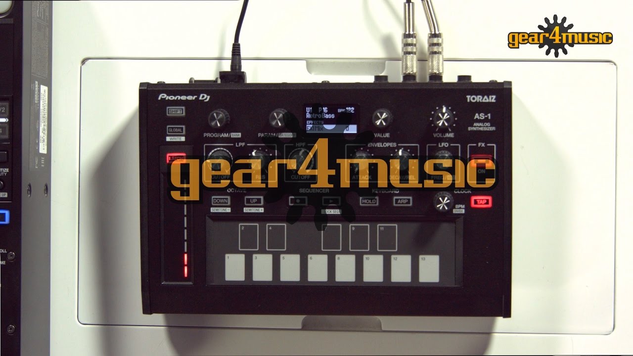 Pioneer DJ TORAIZ AS-1 Monophonic Analog Synthesizer Demo