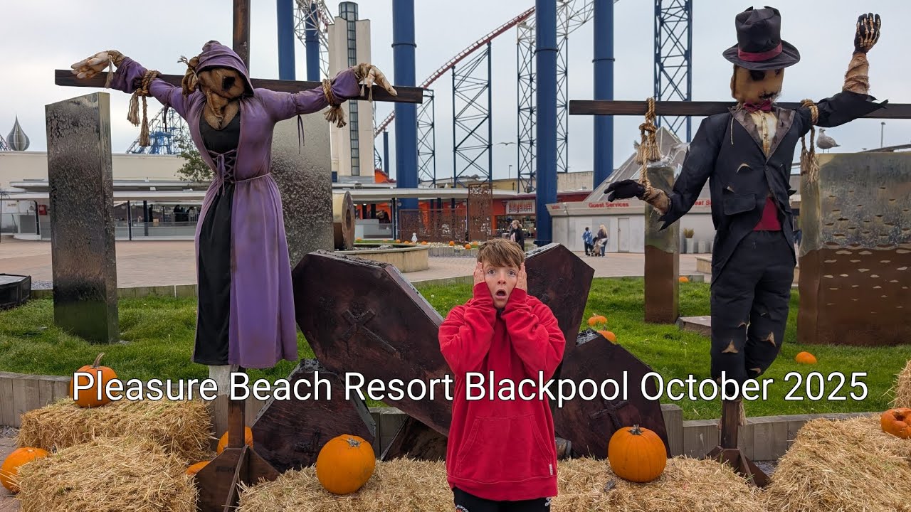 Blackpool Pleasure Beach Resort October 2025 PLUS full POV Wallace & Gromit Thrill'a'Matic
