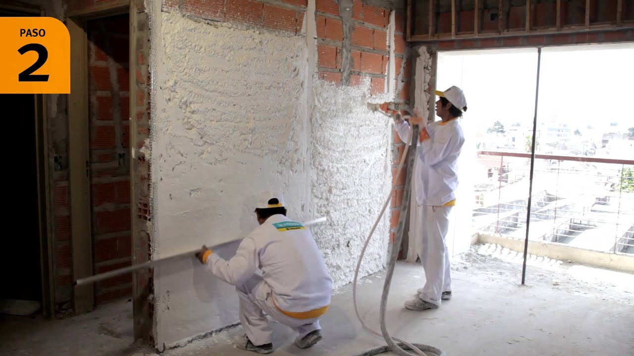 Aplicación de revoque Alpress Proyectable Durlock®