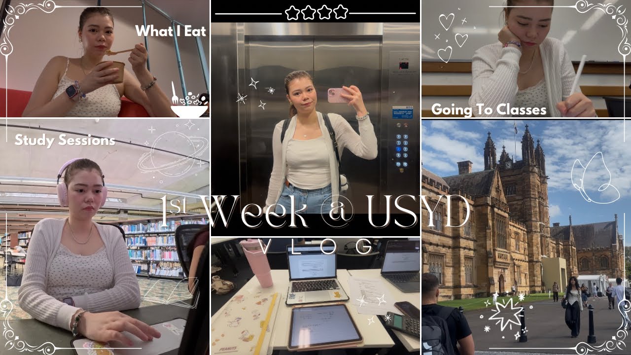 𝐅𝐢𝐫𝐬𝐭 𝐖𝐞𝐞𝐤 𝐁𝐚𝐜𝐤 𝐓𝐨 𝐔𝐧𝐢 @ 𝐔𝐒𝐘𝐃 | Study With Me | Come To Class With Me | Catch Up With Friends