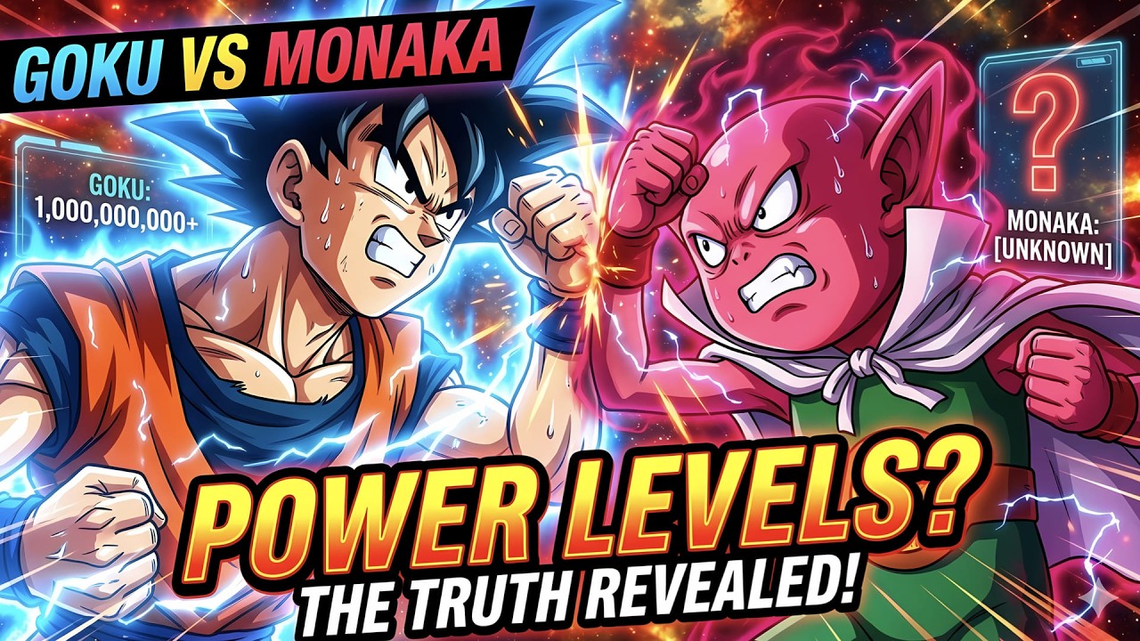 GOKU VS MONAKA: The Secret Power Levels! Dragon Ball Super Data Comparison