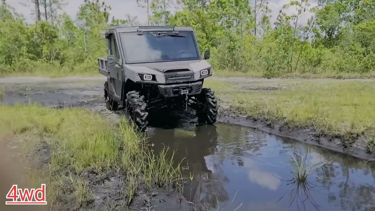WARRIOR 1000 PLOWS THRU FL SWAMP !!!