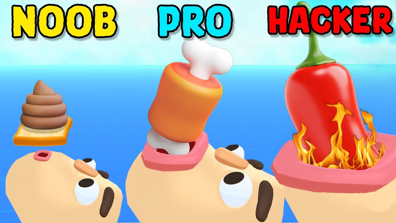 NOOB vs PRO vs HACKER - Sandwich Runner