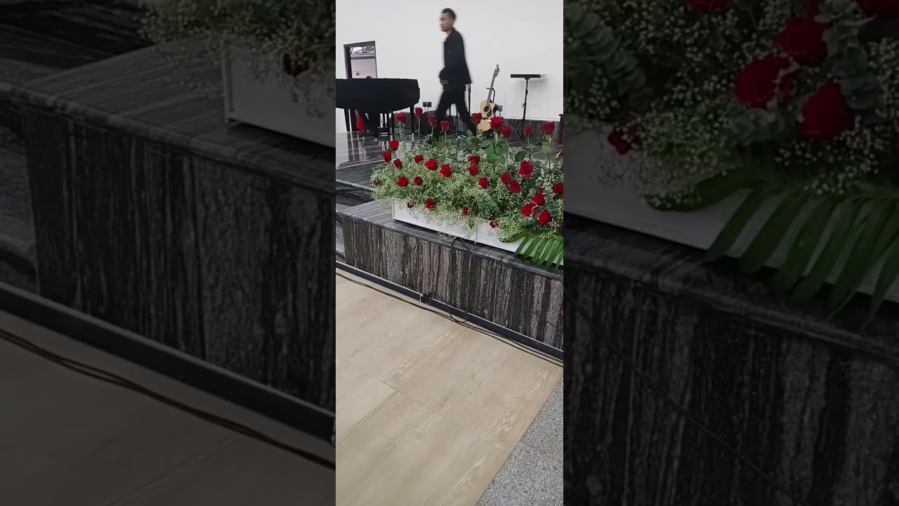 Fresh natural flower decoration.  praise the Lord