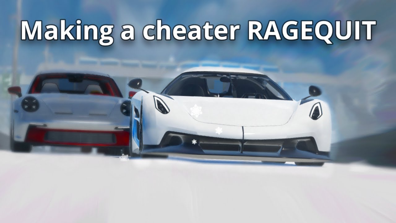 Making a cheater RAGEQUIT in Midnight Chasers