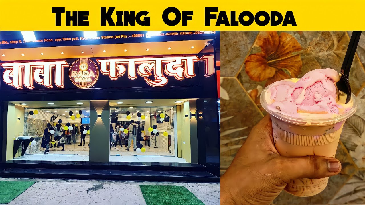 The King of Falooda | Baba Falooda In Thane | Public Review | By The Ashutosh Jadhav