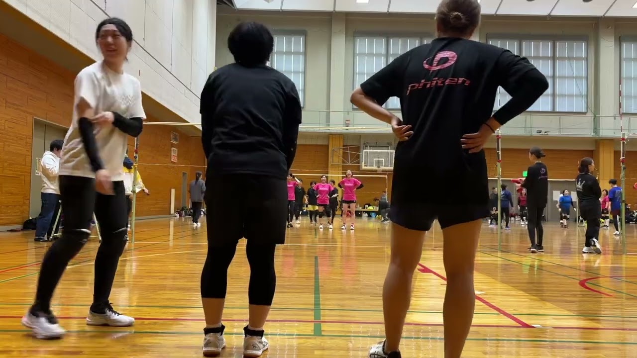 2025年10月26日 高松市ソフトバレーレディース 予選4試合目 NABI vs ももぐみさん