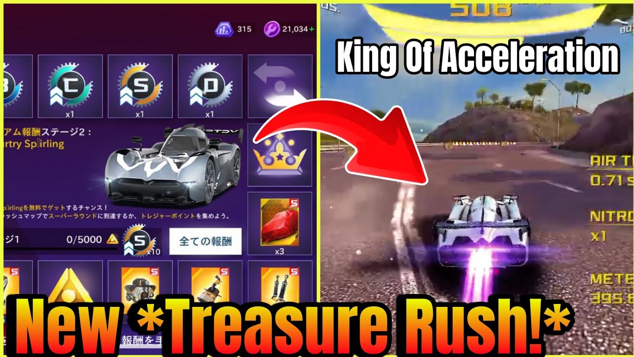 [ Asphalt 8 ] New *TREASURE RUSH!* 😱 | New Car McMurtry Speirling In Asphalt 8 | Asphalt 8 Update 73