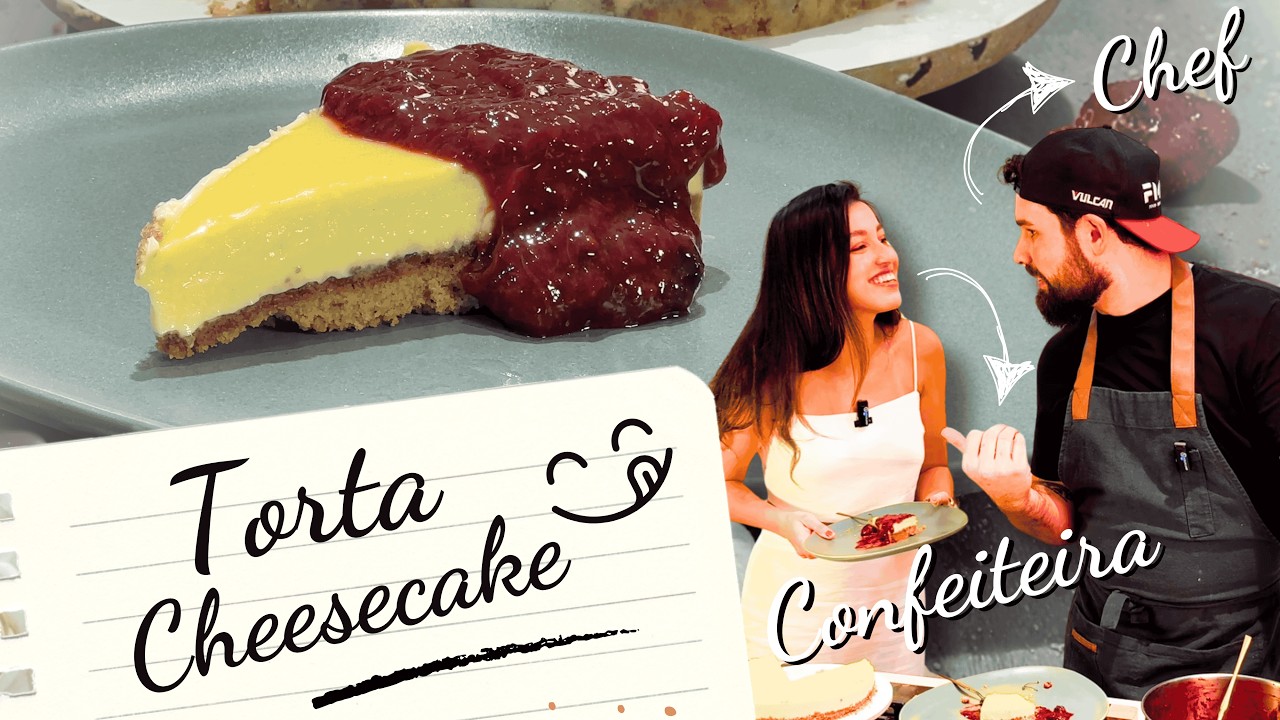 O CHEF ENFRENTA A CHEESECAKE (e quase desiste)