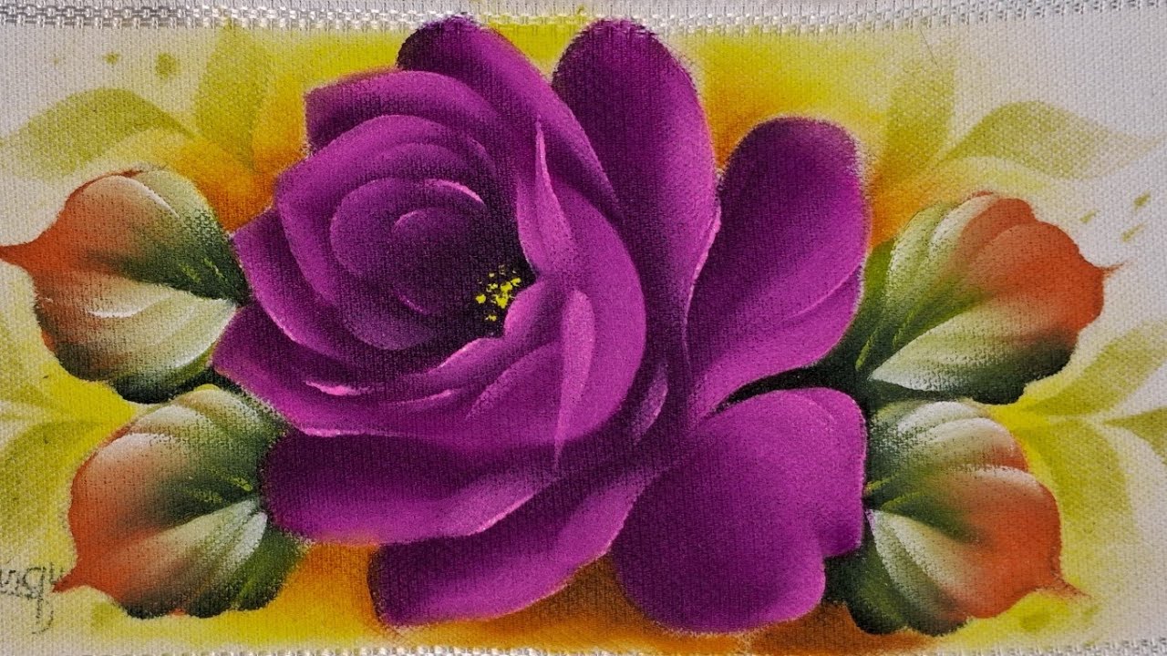 Como pintar rosa na cor pytaia - Fábio Marques - Pintura em tecido