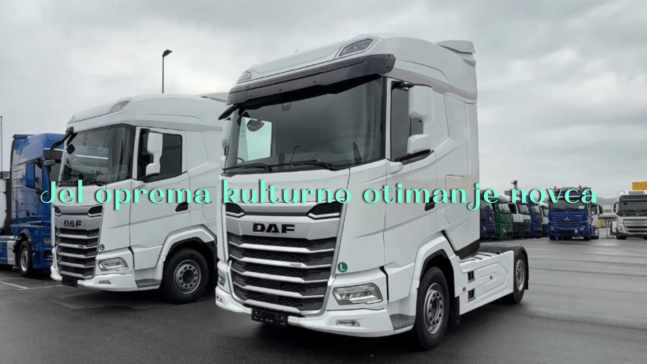 Zasto je dodatna oprema tako skupa? Kulturno otimanje novca.. DAF XG 480 sa opremom i bez opreme.
