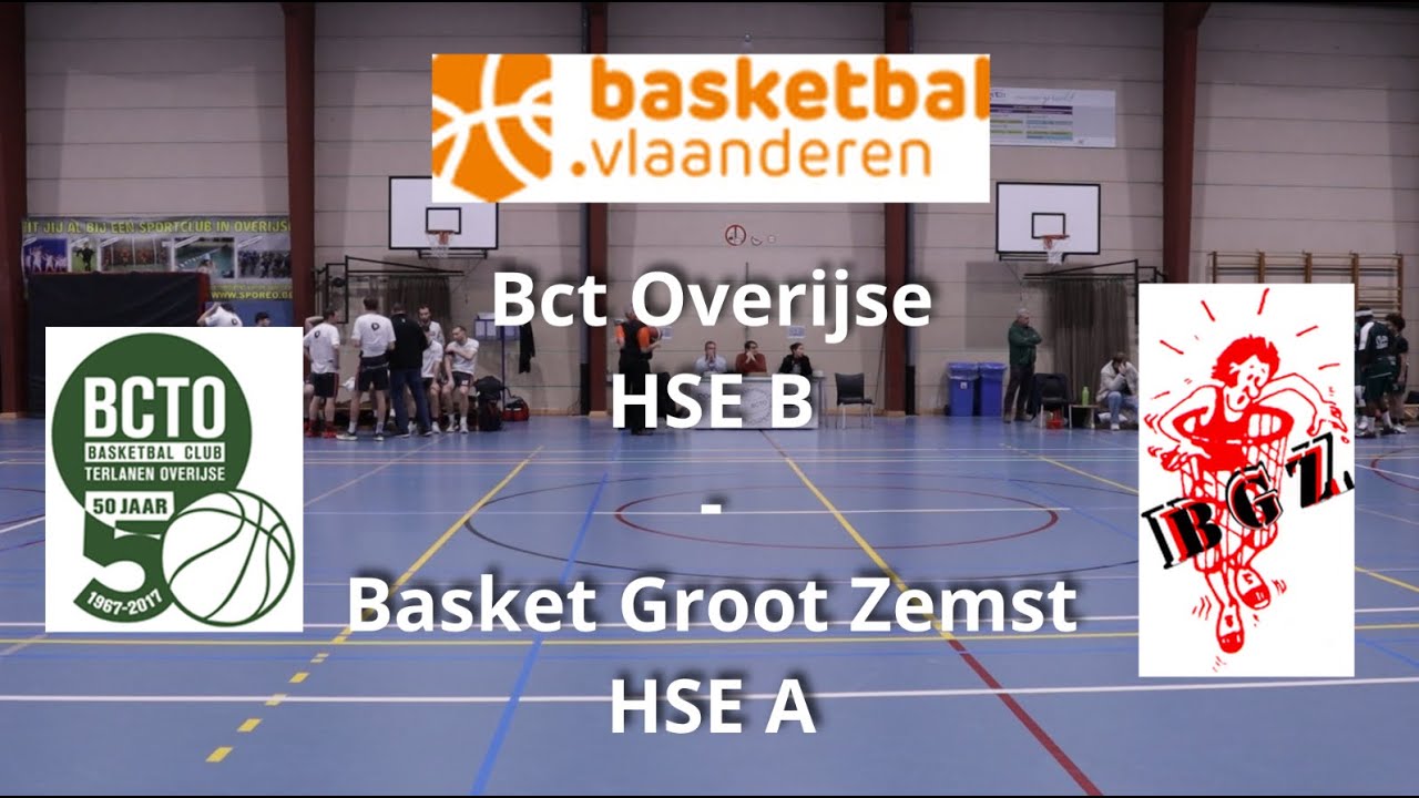 Bct Overijse HSE B - Basket Groot Zemst HSE A - 6 december 2025