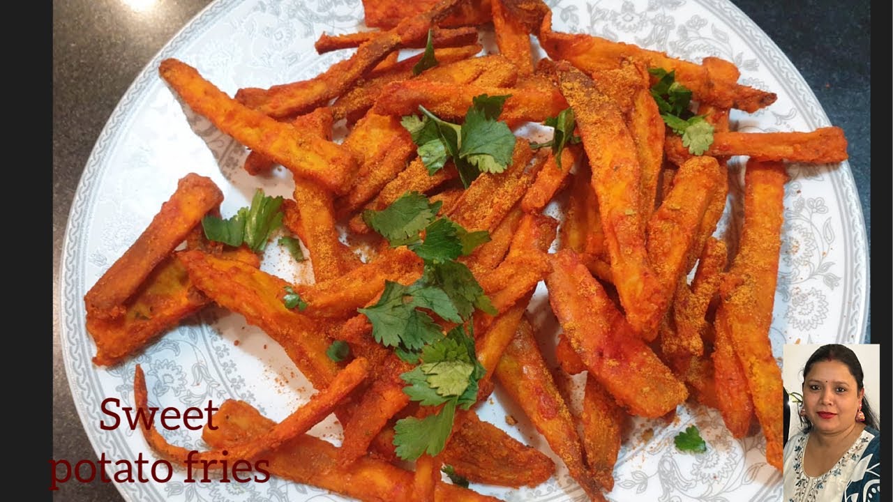 sweet potato fries l Sweet Potato Fries Air Fryer | Sweet potato recipe l 