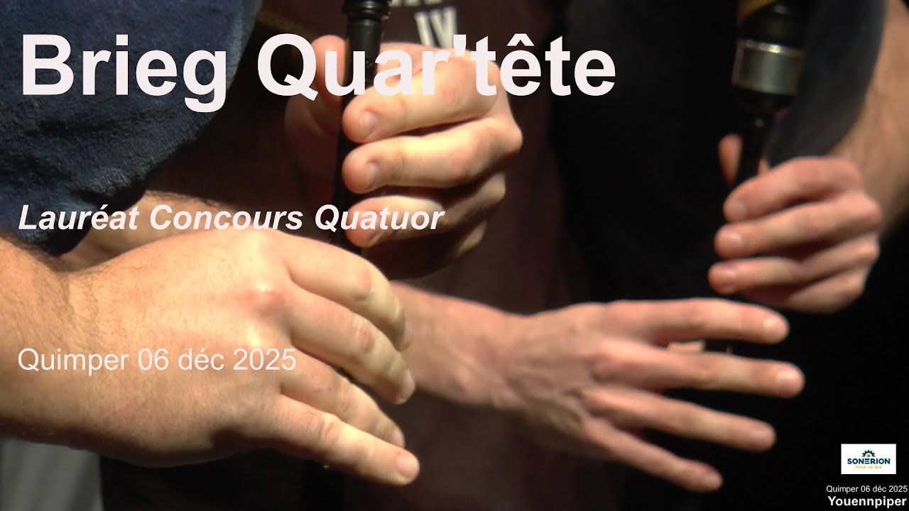 2025 Brieg Quar'tête    Lauréat concours quatuor Sonerion Penn Ar Bed 06 déc Quimper Youennpiper